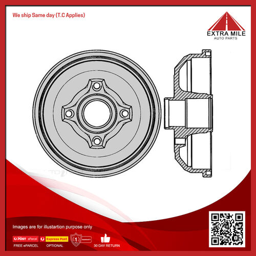 EMAP Brake Drum 200mm - DRUM4145
