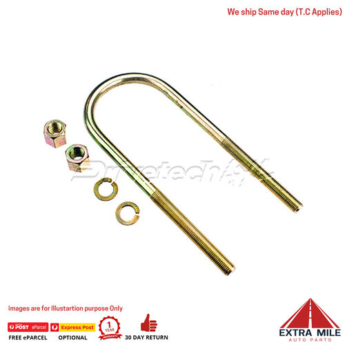 U Bolt Spring Rear For Toyota Landcruiser 4.0L 6cyl BUNDERA FJ73R FJ75R HJ47R HJ75R 2H DT3-UB416