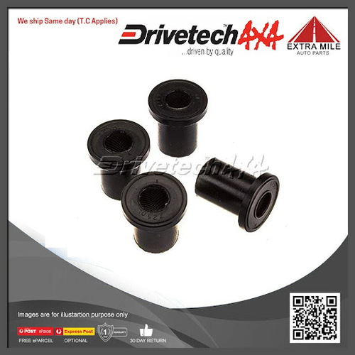 Drivetech 4x4 Spring Shackle Bush Kit For Toyota Hilux VZN172R 3.4L-DTB7250