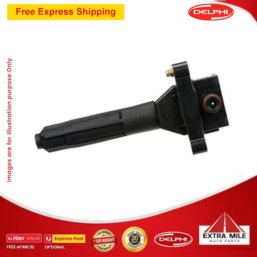 Delphi Ignition Coil For SSANGYONG ACTYON C100 2.3L M161 16v MPFI 01/07 - 12/08
