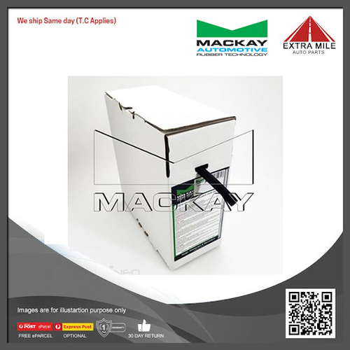 Mackay Vacuum Hose - Emissions Control, Fuel Vapour 4mm (5/32) ID x 15m L-Box