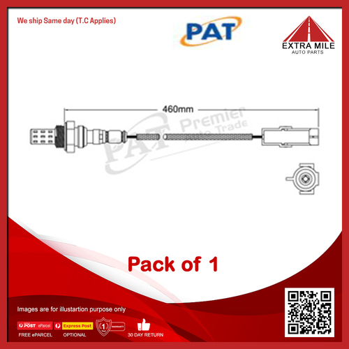 PAT Exhaust Gas Oxygen Sensor For  Chevrolet Blazer T10 5.7 litre L31 V8
