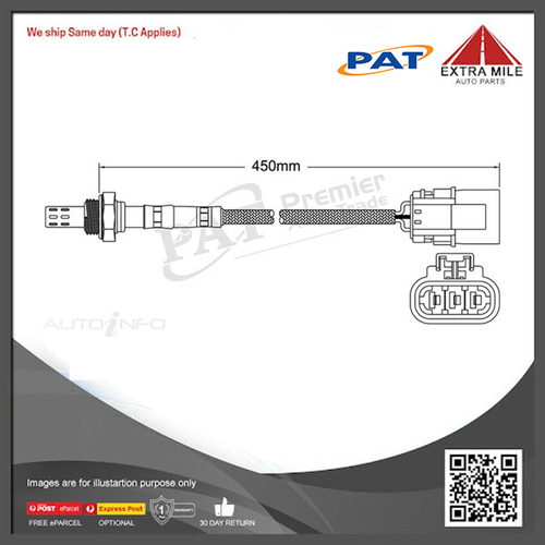 PAT Pre-Cat. Oxygen Sensor For Nissan 180SX 2.0L Turbo 4CYL SR20DE - EGO-018