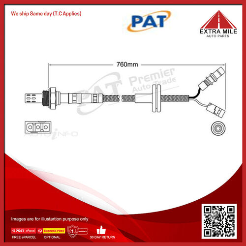 Oxygen Sensor Pre-Cat Converter For MERCEDES BENZ E200 W124 2.2/2.2L M111.940