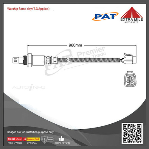 PAT Pre-Cat. Oxygen Sensor For Subaru WRX V10 2.5L 4CYL EJ257 - EGO-133