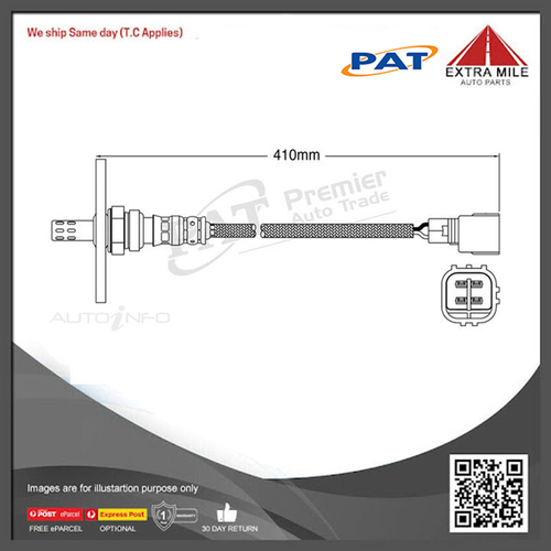 PAT Pre-Cat. Oxygen Sensor For Toyota Hiace RCH 2.4L 4CYL 2RZ-E  - EGO-276