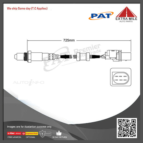 PAT Pre-Cat. Oxygen Sensor For BMW X5 3.0sd Diesel 3.0L Twin Turbo 6CYL M57TU 