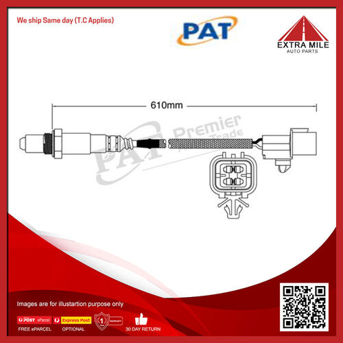 PAT Oxygen Sensor Post-Catalytic For Hyundai Veloster FS 1.6L G4FD 3D Coupe