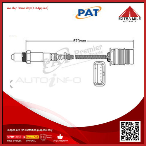 Oxygen Sensor Pre-Cat Converter For BMW 330i F30 2.0L B48B20A 4D Sedan