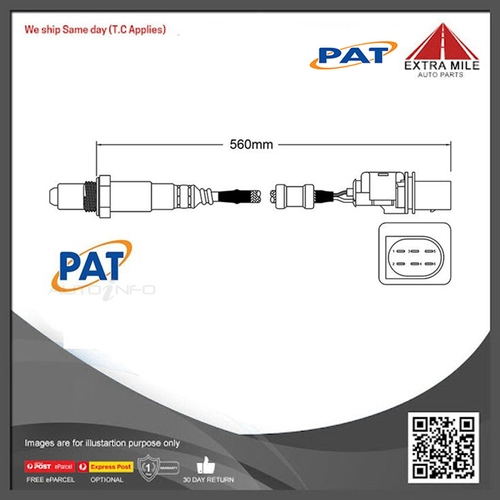 PAT Pre-Cat. Oxygen Sensor For Mercedes Benz GLA45 X156 2.0L Turbo 4CYL M133.980