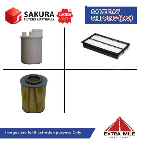 SAKURA Filter Kit For KIA CARNIVAL VQ K5 2.7L 2006-2011