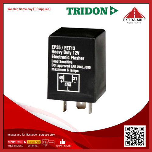 Tridon Electronic Flasher 12V 3 PIN - EP35