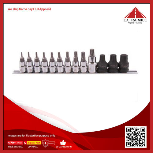 Endeavour Torx Plus Socket Set 13 Pce (TP10-TP80) - ET2037