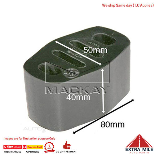 Mackay EXM1997 Exhaust Mount For Holden Camira JE 2.0L I4 Petrol Manual & Auto