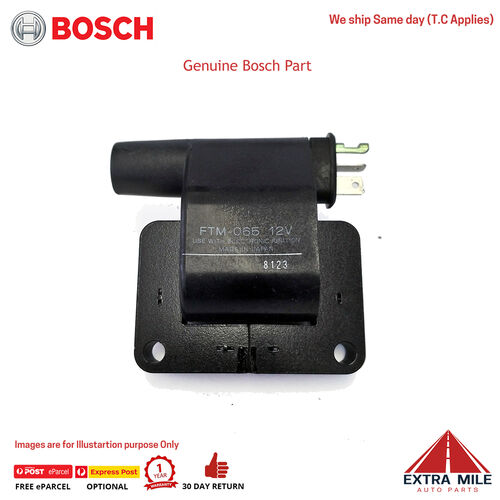Bosch Ignition Coil for Ford Capri SA SB SC SE ,Laser KE 1.6L 4cyl BIC095 cc219