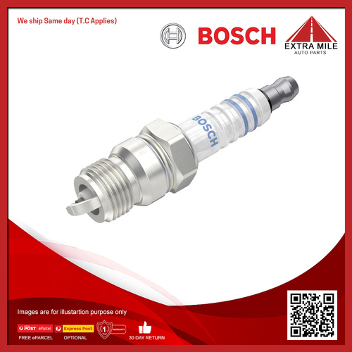 Bosch Spark plug For Holden Astra AH TS 1.8L Z 18 XE Petrol - F8LCR