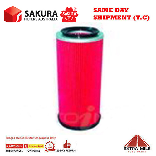 SAKURA Air Filter For NISSAN PATROL RX, ST GQ 2.8L 1994 - 1997 