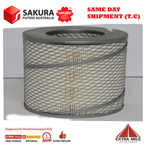 SAKURA Air Filter For TOYOTA HILUX LN103R/LN106R 2.8L  1996 - 1999