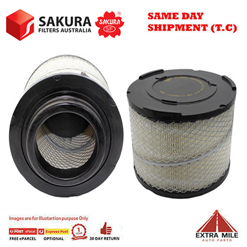 SAKURA Air Filter For TOYOTA HILUX SR5 EXTRA CAB KUN26R  3.0L 2005-2015 
