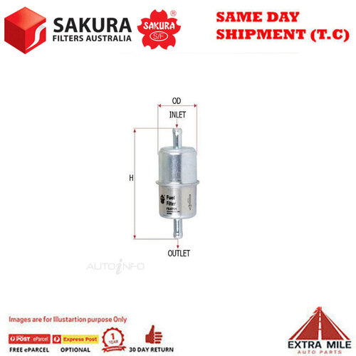 Sakura Fuel Filter FS-5701 (Ryco - P550974)