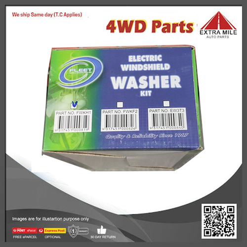 Electric Windshield Washer Kit For Holden - FWKH1