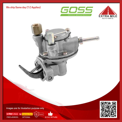 Goss Fuel Pump - Mechanical For Toyota Starlet KP60R,KP61R 1.3L,1.0L 4KU 8V OHV