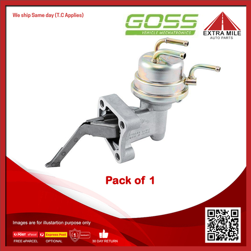 Goss Mechanical Fuel Pump For Mitsubishi Colt RB 1.6L, RC RD RE 1.4L/1.6L 4G32