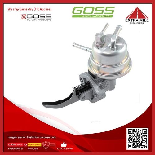 Goss Fuel Pump - Mechanical For Mazda Capella GV 1.6L B6 I4 8V SOHC