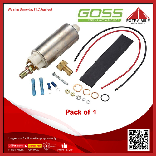 Goss Electric Fuel Pump For Mitsubishi Cordia AA AB AC 1.8L 4G62 4cyl 5sp Man