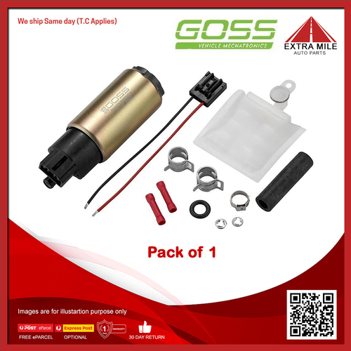 Goss Electric Fuel Pump For Daihatsu Move L601 0.85L ED 3cyl 3sp 5sp Auto/Man