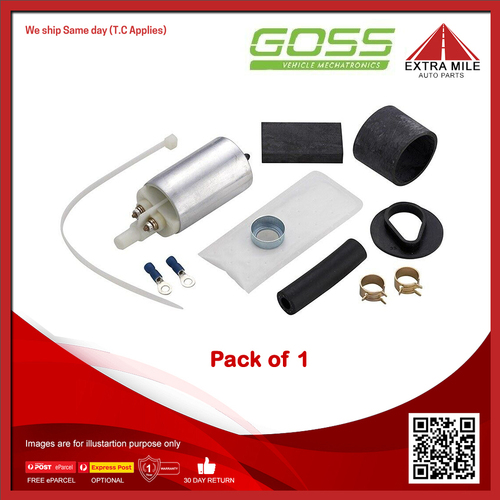Goss Electric Fuel Pump For Ford Courier PC (85-96) 2.6L 4G54 4cyl 5sp Man