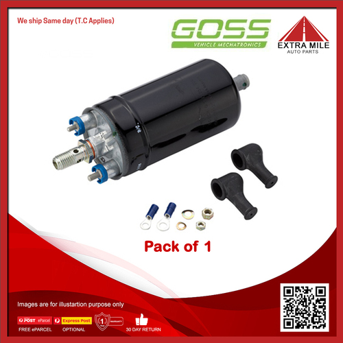 Goss Electric Fuel Pump For Volvo 265 2.8L PRV B28E V6 3sp Auto 4dr RWD