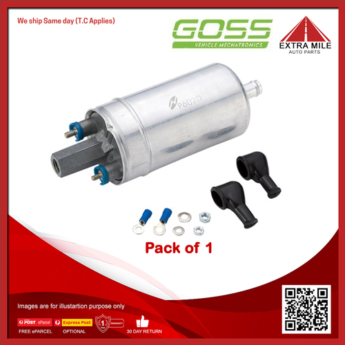 Goss Electric Fuel Pump For BMW 520i E12 2.0L M10 B20 4cyl 3sp 4sp Auto/Man 4dr
