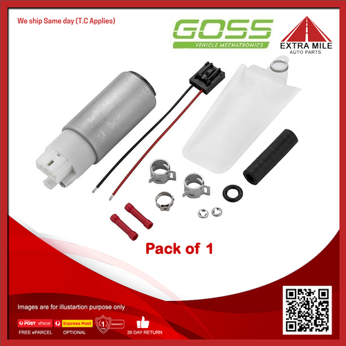 Goss Electric Fuel Pump For Holden Jazz GE 1.3L L13Z1 4cyl 5sp Auto/Man 5dr