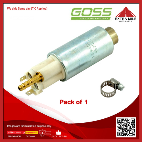 Goss Electric Fuel Pump For Ford Fairmont XE 4.1L 250 6cyl Auto/Man 4dr RWD