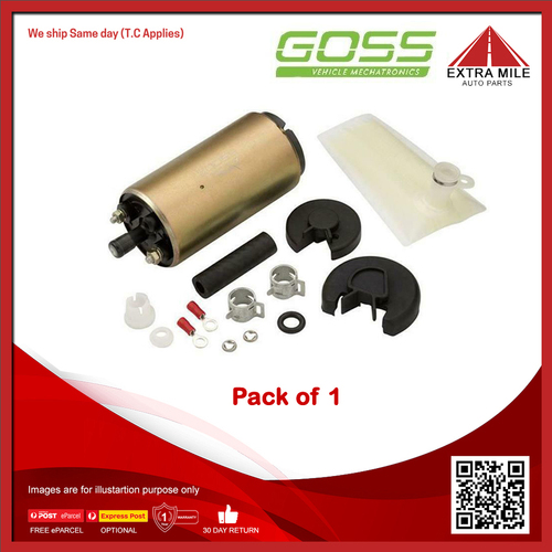 Goss Electric Fuel Pump For Toyota Celica ST185R 2.0L 3S-GTE 4cyl 5sp Man 3dr