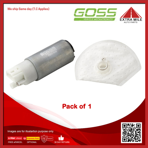 Goss Electric Fuel Pump For Holden Barina TK 1.6L F16D3 DOHC 16v MPFI 4cyl