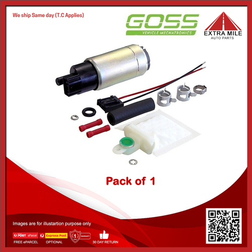 Goss Electric Fuel Pump For Mitsubishi Lancer CC 1.8L, CE9A CN9A CP9A CT9A 2.0L