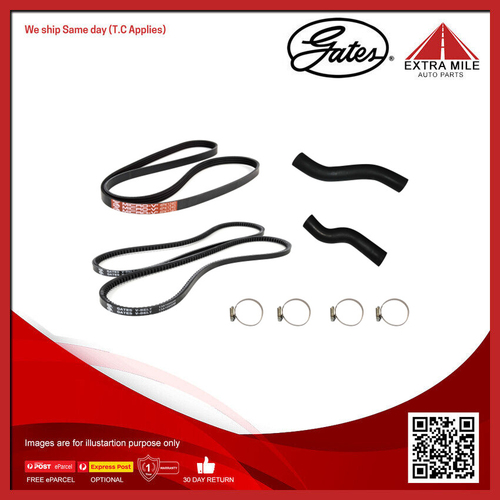 Gates Radiator Hose Set & Emergency Kit - GE4WDKIT-13