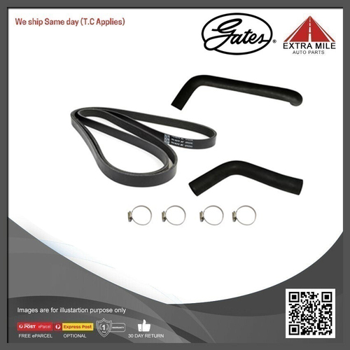Gates Radiator Hose Kit For Toyota Land Cruiser 4.7L 8cyl UZJ100 GE4WDKIT-14