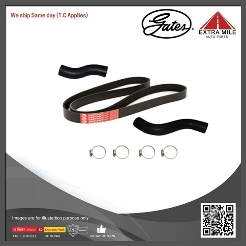 Gates Radiator Hose Kit For Toyota Hilux 3.0L KUN16 KUN26 1KD-FTV GE4WDKIT-19