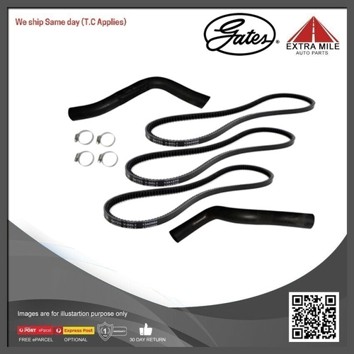 Gates Radiator Hose Kit For Nissan Petrol 4.2L GQ TD42 Diesel 85KW GE4WDKIT-4