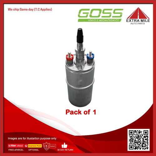 Goss Electric Fuel Pump For Audi 200T C2 43 Turbo 2.1L KJ, WJ 5cyl 3sp Auto 4dr