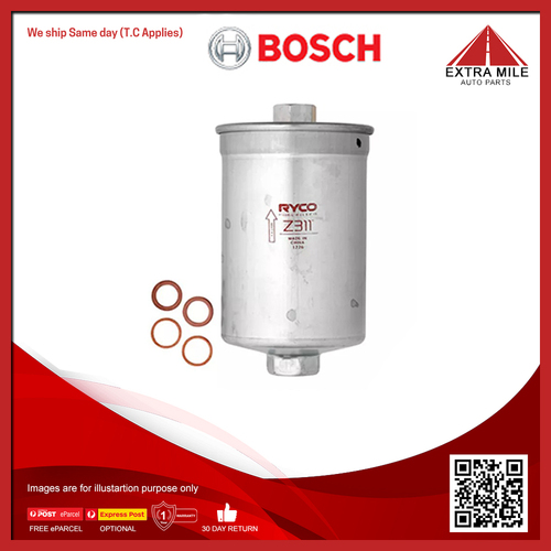 Bosch Gasoline Fuel Filter For Volvo GL 964, 965 2.9L/2.8L Sedan/Wagon