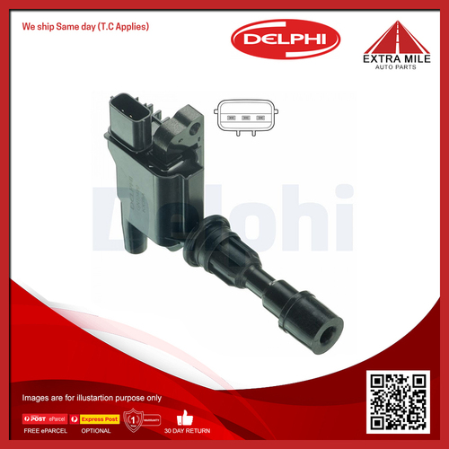 Delphi Ignition Coil For Mazda 323 VI BJ BJ5P, BJ10M, BJ5W 1.5L/1.6L ZL06, ZM