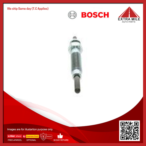 Bosch Glow Plug For Mitsubishi Express SF, SG, SH, SJ, WA 2.5L 4D56 (8V)