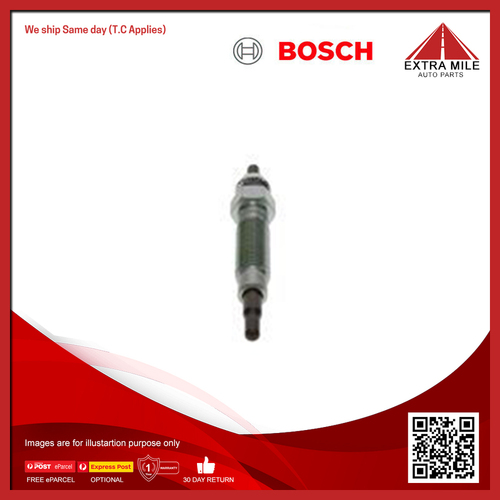 Bosch Glow Plug For Mitsubishi Starwagon WA SD, SE, SF, SG, SH, SJ 2.5L 4D56