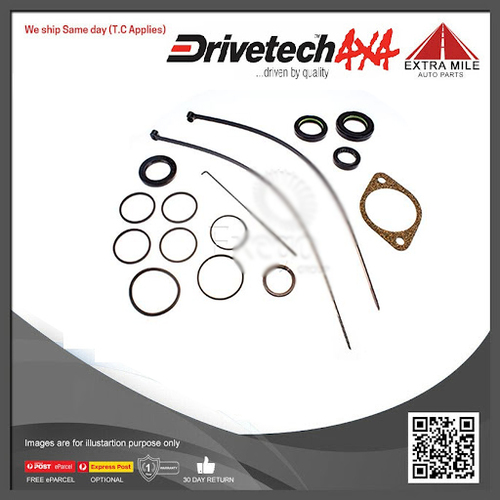 Drivetech Steering Rack Seal Kit For Mitsubishi Verada KH KJ II 3.5L-GRP-46315