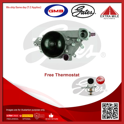 Gates/GMB Water Pump +Thermostat For Holden Commodore 5.7L V8 Gen3 LS1 VT VX VY VZ VU