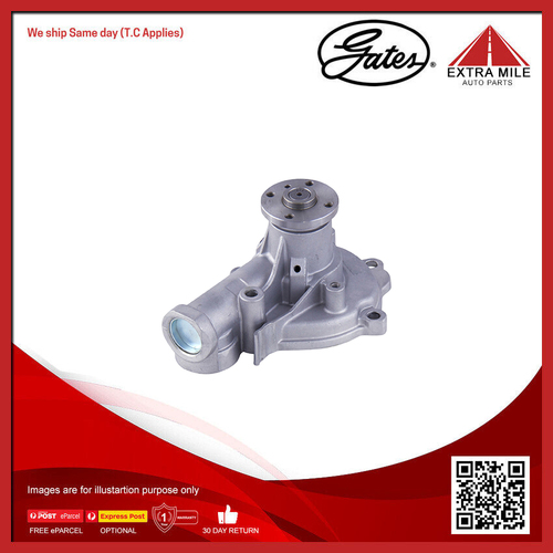 Gates Engine Water Pump For Mitsubishi Galant HJ 2.0L 4G63 (SOHC 16V) Hatchback